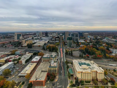 Aerial City 4K Wallpaper · aerial · 3840×2880