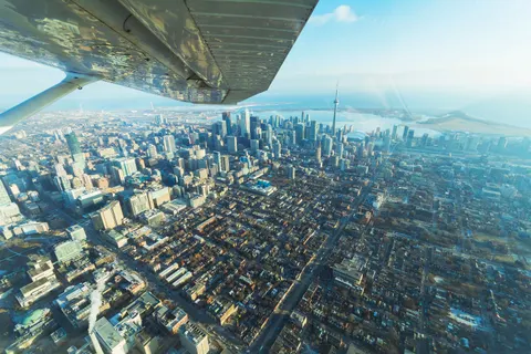 Aerial City 4K Wallpaper · aerial · 3840×2560