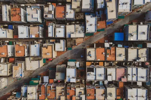 Wallpaper Kota dari udara 4K · aerial · 3840×2560