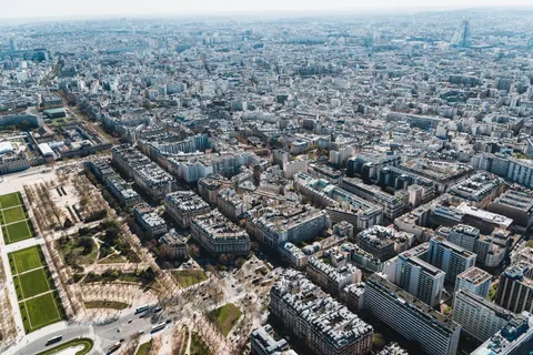 Aerial City 4K Wallpaper · aerial · 3840×2563