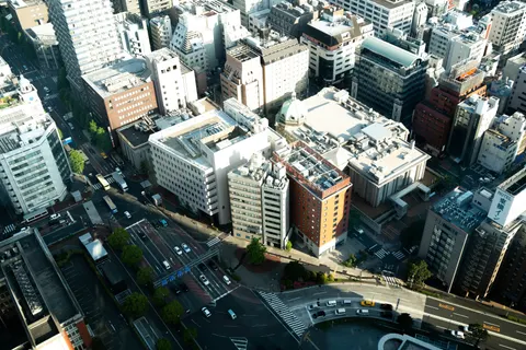 Aerial City 4K Wallpaper · aerial · 3840×2560