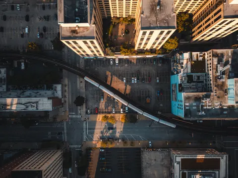 Aerial City 4K Wallpaper · aerial · 3840×2880