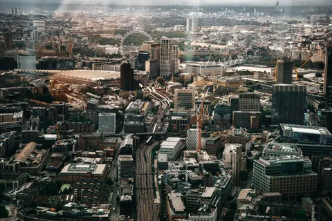Aerial City 4K Wallpaper · aerial · 3840×2560