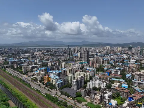 Aerial City 4K Wallpaper · aerial · 3840×2880
