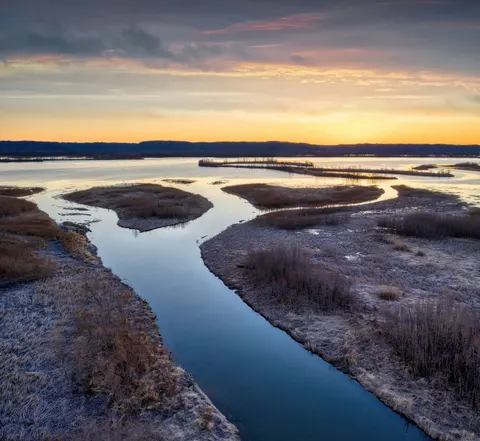 Aerial River 4K Wallpaper · aerial · 3840×3527