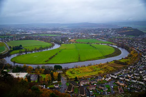 Aerial River 4K Wallpaper · aerial · 3840×2560