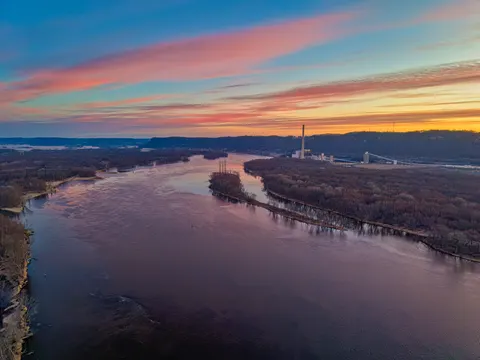 Aerial River 4K Wallpaper · aerial · 3840×2880