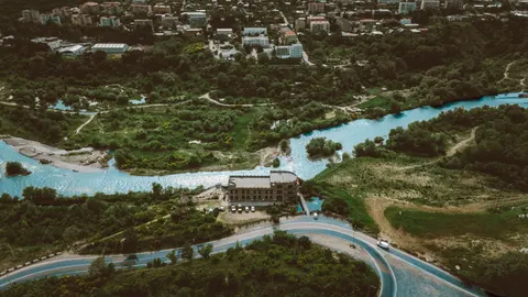Aerial River 4K Wallpaper · aerial · 3840×2160