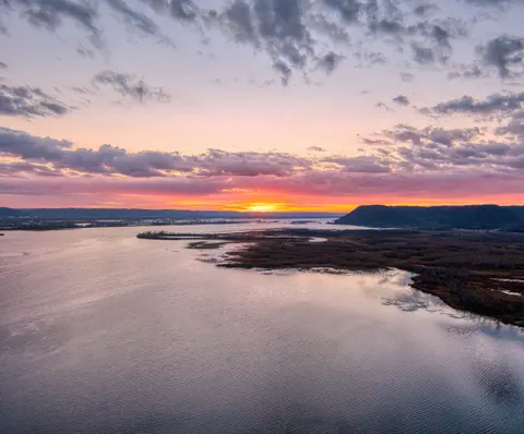 Aerial River 4K Wallpaper · aerial · 3840×3179