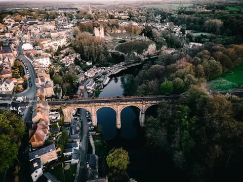 Aerial River 4K Wallpaper · aerial · 3840×2880