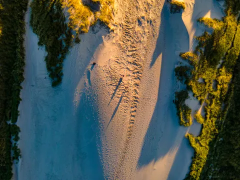 Aerial Dunes 4K Wallpaper · aerial · 3840×2880