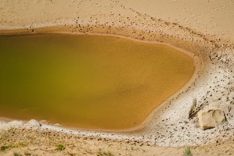 Aerial Dunes 4K Wallpaper · aerial · 3840×2560