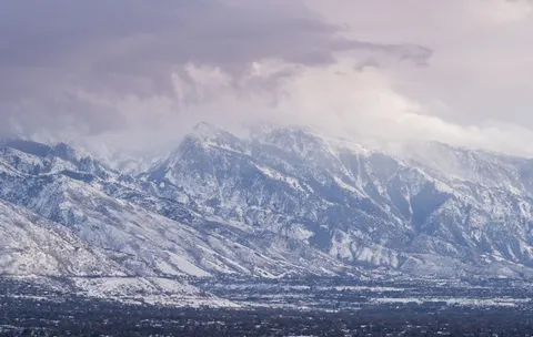 Winter Mountains 4K Wallpaper · winter · 3840×2431