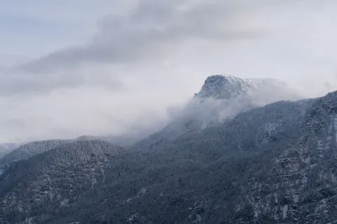 Winter Mountains 4K Wallpaper · winter · 3840×2561