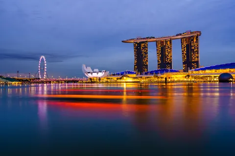 Wallpaper Marina Singapura 4K · city · 3840×2560
