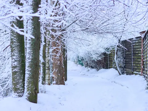 Winter Cabin 4K Wallpaper · winter · 3840×2892