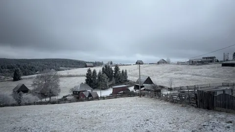 والپیپر کلبه زمستانی با کیفیت 4K · winter · 3840×2160