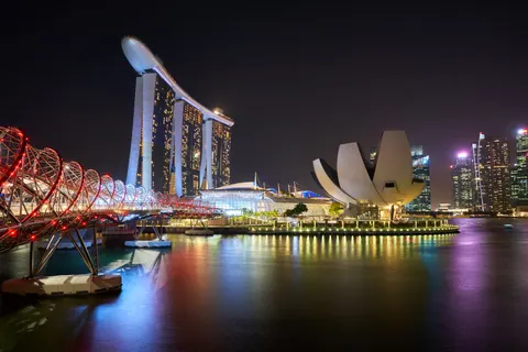 Singapore Marina 4K Wallpaper · city · 3840×2560