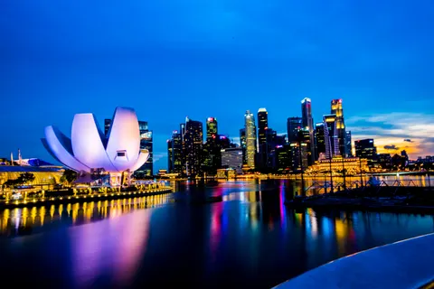 Singapur Marina 4K Duvar Kağıdı · city · 3840×2563