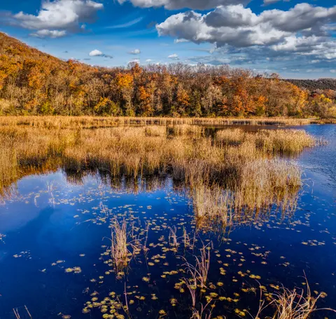 Herfstmeer 4K-achtergrond · autumn · 3840×3646