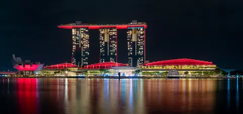 Singapore Marina 4K Wallpaper · city · 3840×1808