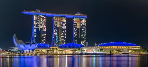 Singapurs Marina 4K Hintergrundbild · city · 3840×1742
