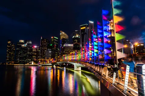 Wallpaper Marina Singapura 4K · city · 3840×2563
