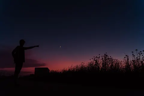 Starlit Silhouette 4K Wallpaper · space · 3840×2560