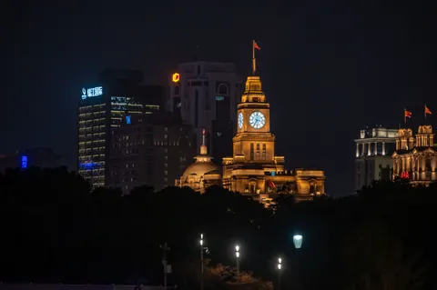 上海夜景 4K桌布 · city · 3840×2555