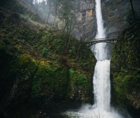 Orman Şelalesi 4K Duvar Kağıdı · waterfall · 3840×3232