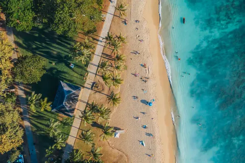 والپیپر بهشت استوایی با کیفیت 4K · tropical · 3840×2558