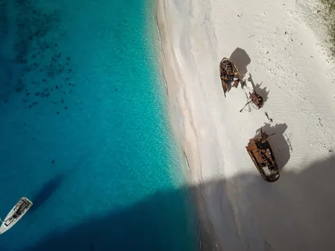 Papel de parede Ilha tropical 4K · tropical · 3840×2880