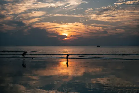 Sfondo Tramonto tropicale 4K · tropical · 3840×2560