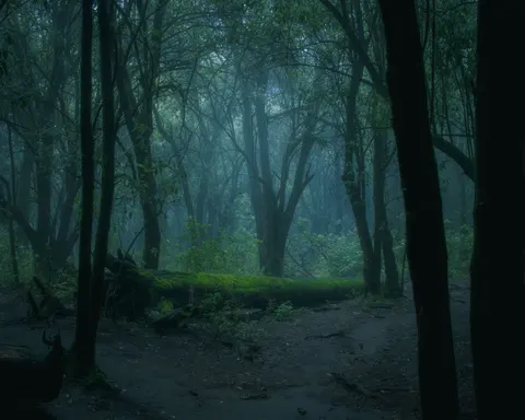 Dark Forest 4K Wallpaper · dark · 3840×3072