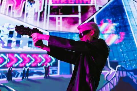 Neon City 4K Wallpaper · neon · 3840×2560