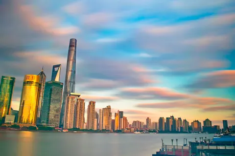 Wallpaper Malam Shanghai 4K · city · 3840×2560