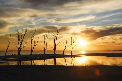 Sunset Silhouette 4K Wallpaper · sunset · 3840×2560
