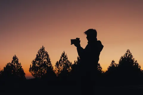 Sunset Silhouette 4K Wallpaper · sunset · 3840×2560