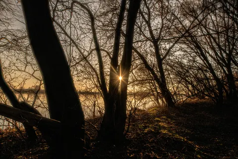 Sunset Silhouette 4K Wallpaper · sunset · 3840×2560