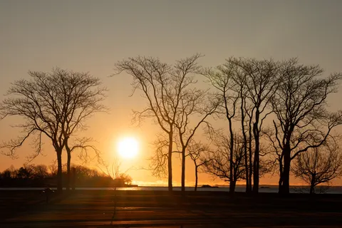 Sunset Silhouette 4K Wallpaper · sunset · 3840×2560