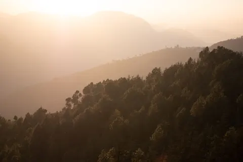 Sunset Mountains 4K Wallpaper · sunset · 3840×2560