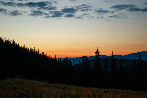 Sunset Mountains 4K Wallpaper · sunset · 3840×2560