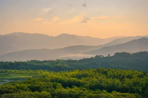 Sunset Mountains 4K Wallpaper · sunset · 3840×2560