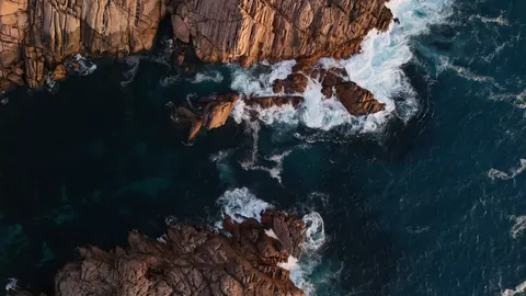 Aerial Coastline 4K Wallpaper · aerial · 3840×2160