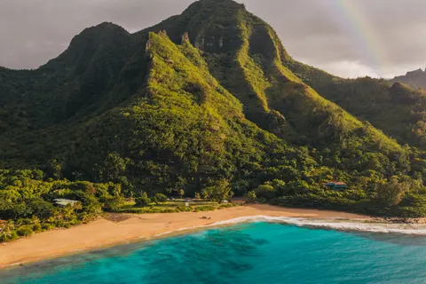 Aerial Coastline 4K Wallpaper · aerial · 3840×2558
