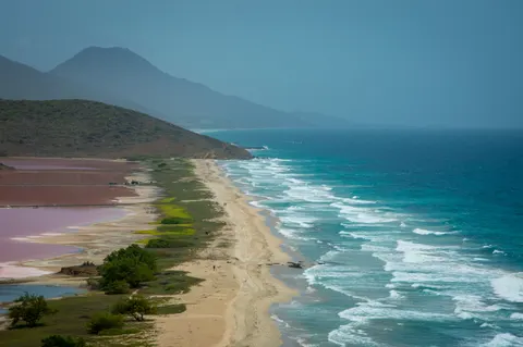 Aerial Coastline 4K Wallpaper · aerial · 3840×2553