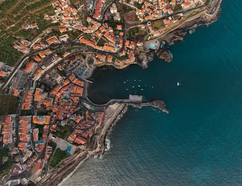 Aerial Coastline 4K Wallpaper · aerial · 3840×2949