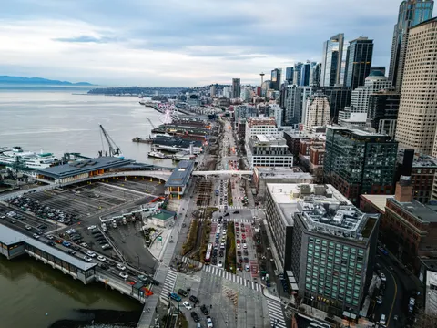 Aerial City 4K Wallpaper · aerial · 3840×2880