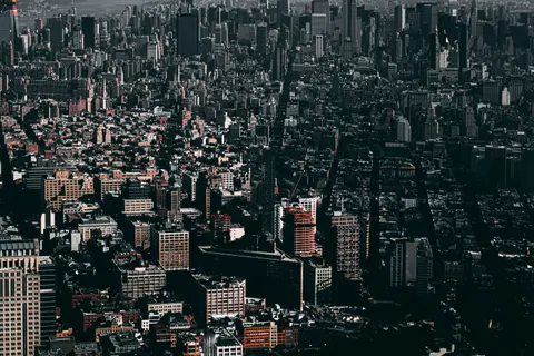 Aerial City 4K Wallpaper · aerial · 3840×2560