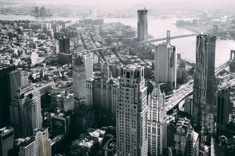 Aerial City 4K Wallpaper · aerial · 3840×2560